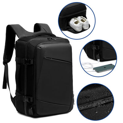 มัลติฟังก์ชั่นกันน้ำ 32L 15.6 ในกระเป๋าเป้สะพายหลังแล็ปท็อปที่ขยายได้พร้อม USB